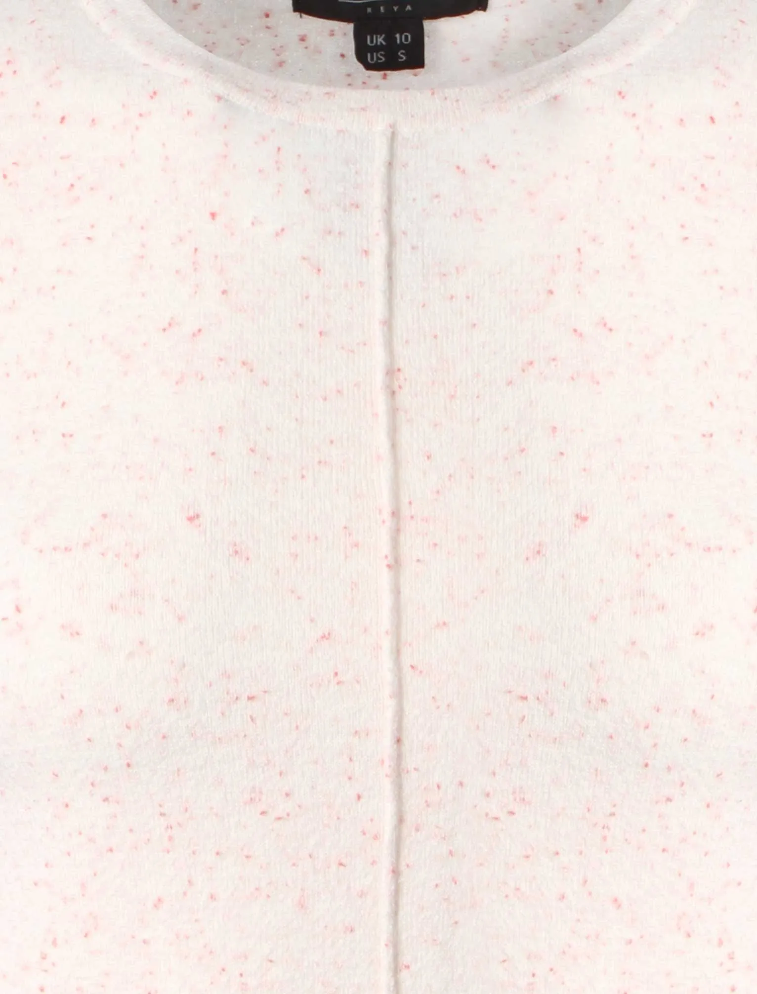 Amara Reya Pink flecked front seam jumper