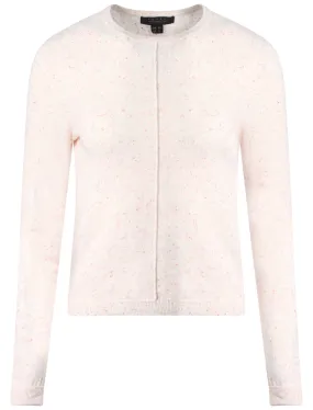 Amara Reya Pink flecked front seam jumper