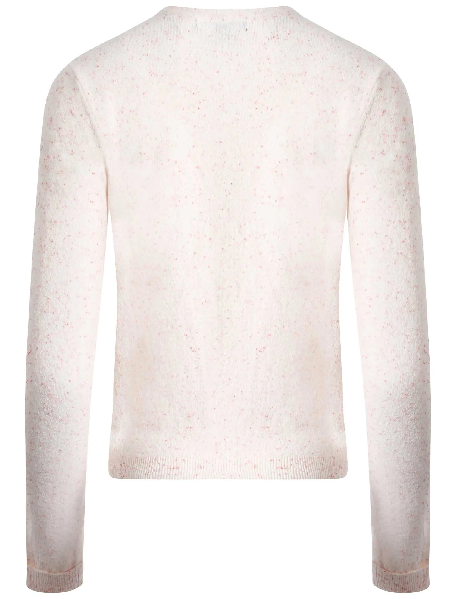 Amara Reya Pink flecked front seam jumper