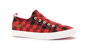 Babalu Red Plaid Sneakers