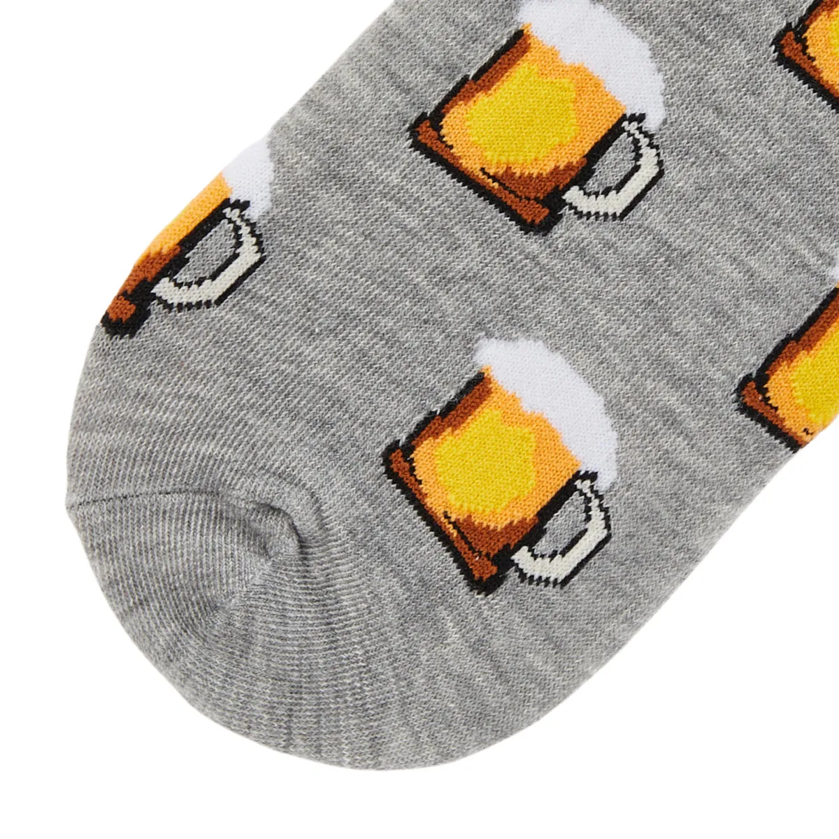 Beer Printed Ankle Socks