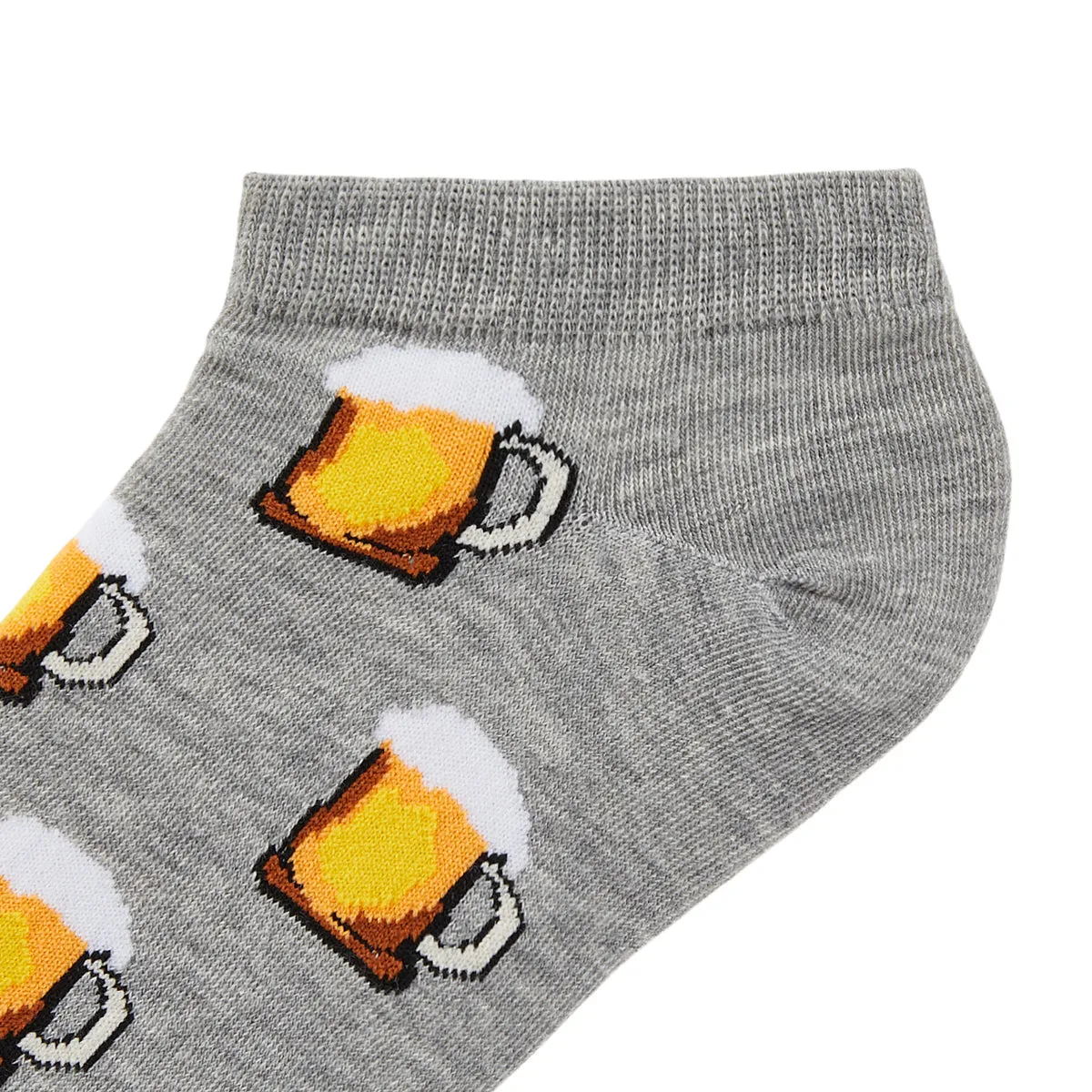 Beer Printed Ankle Socks