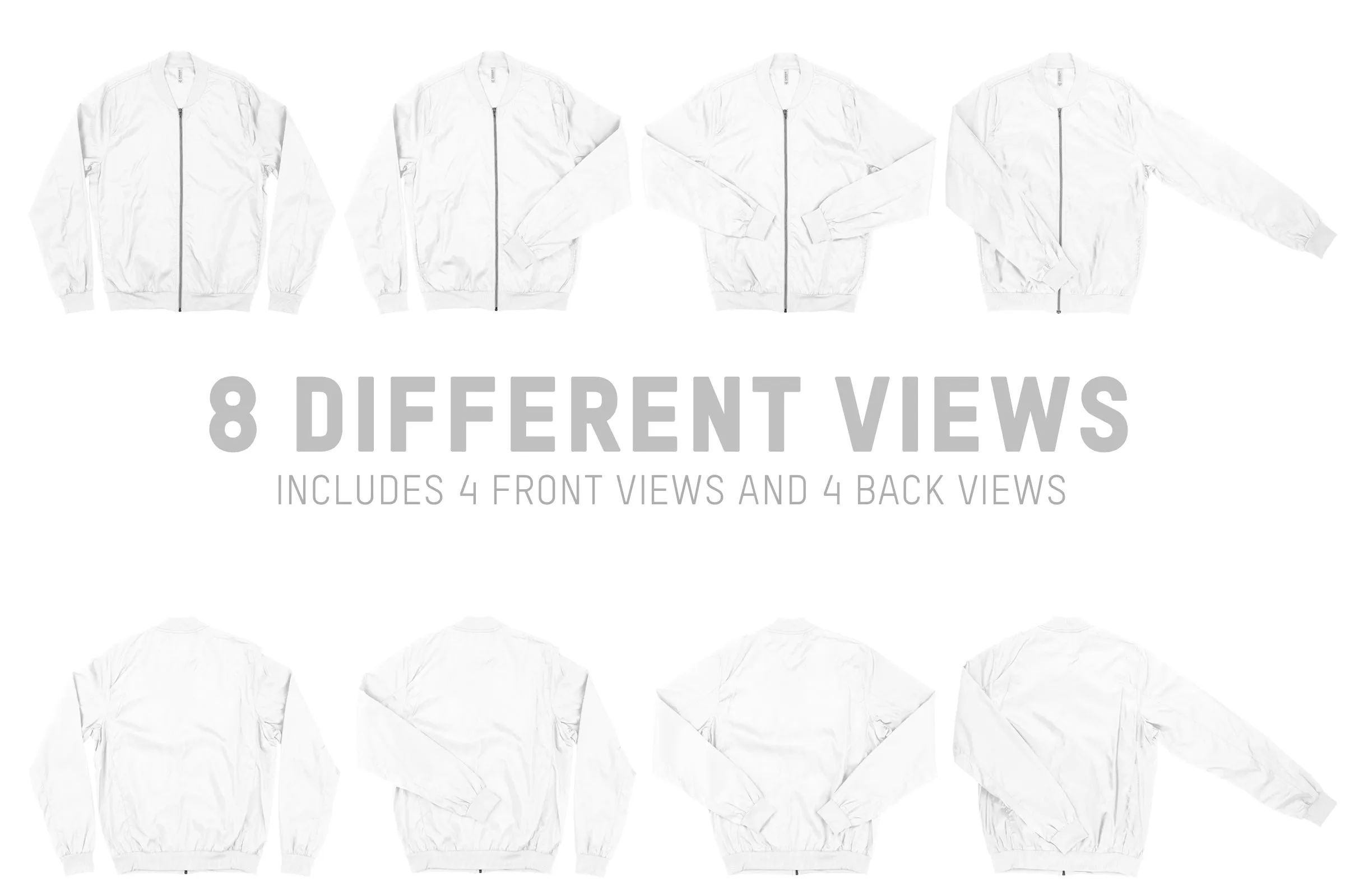 Bella   Canvas 3950 Lightweight Bomber Mockups