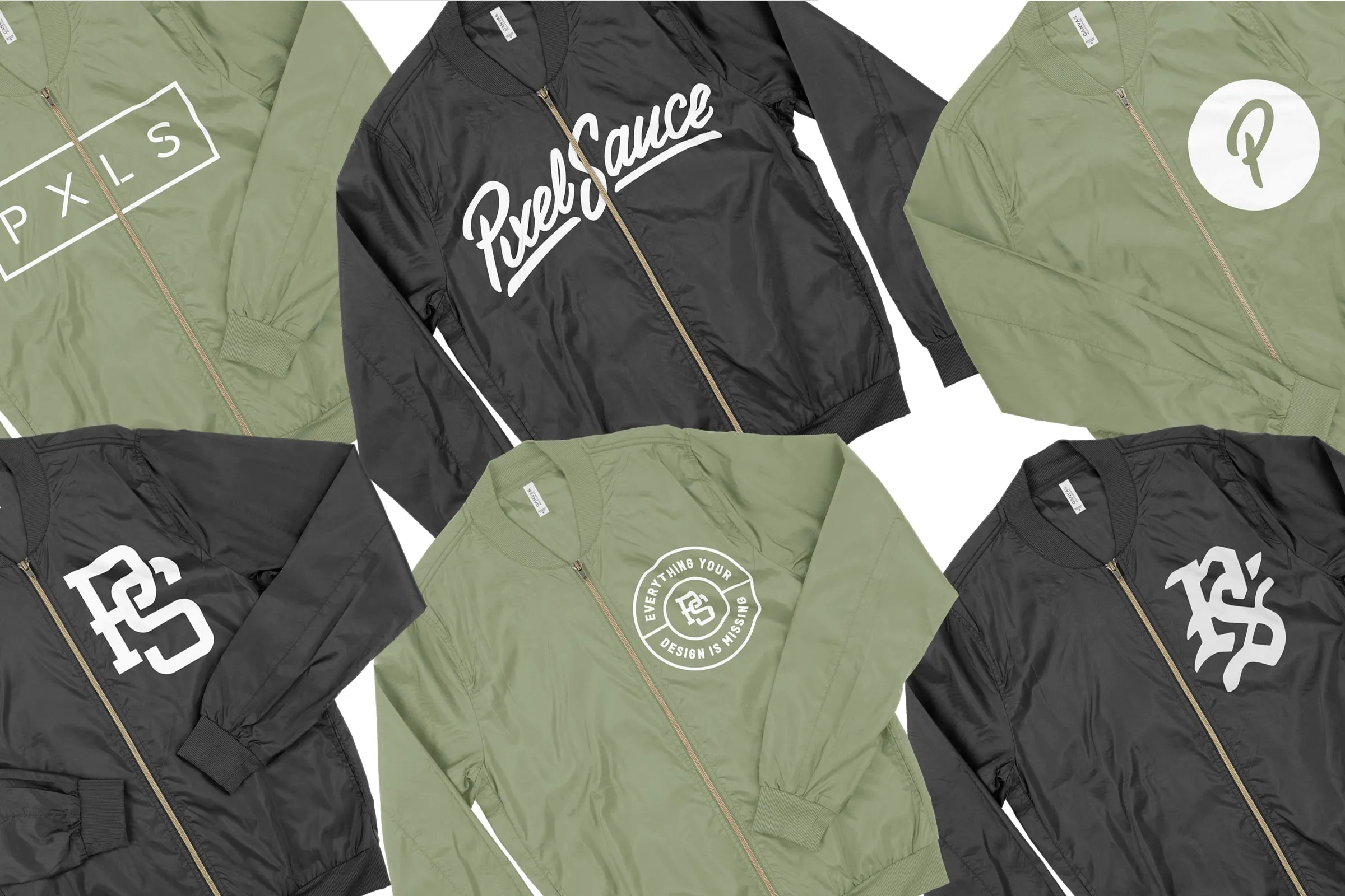 Bella   Canvas 3950 Lightweight Bomber Mockups