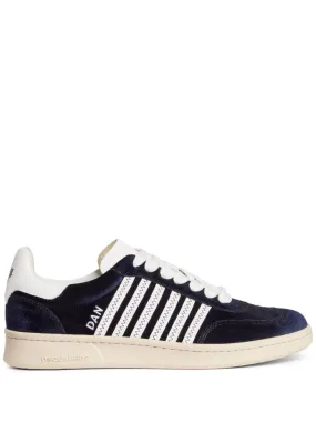 Boxer velvet low-top sneakers