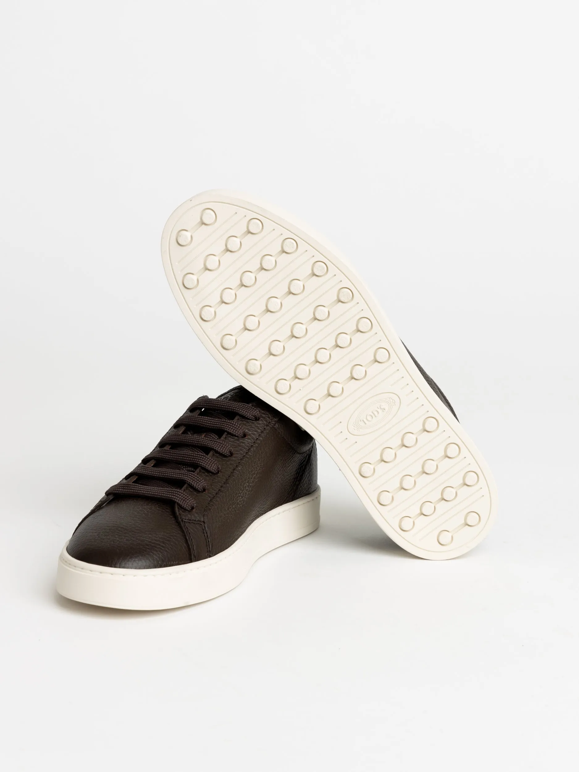 Brown Leather Sneakers