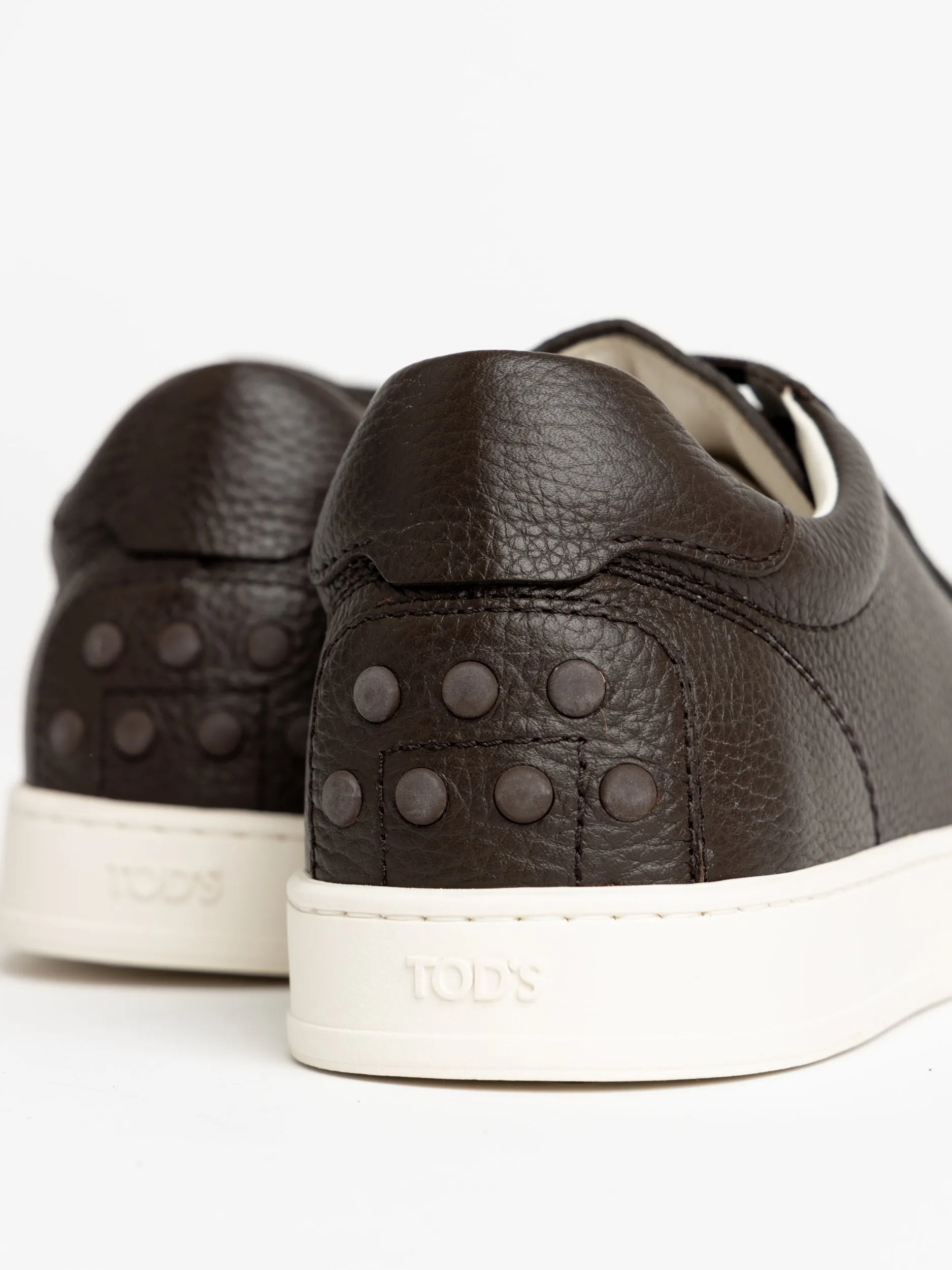 Brown Leather Sneakers