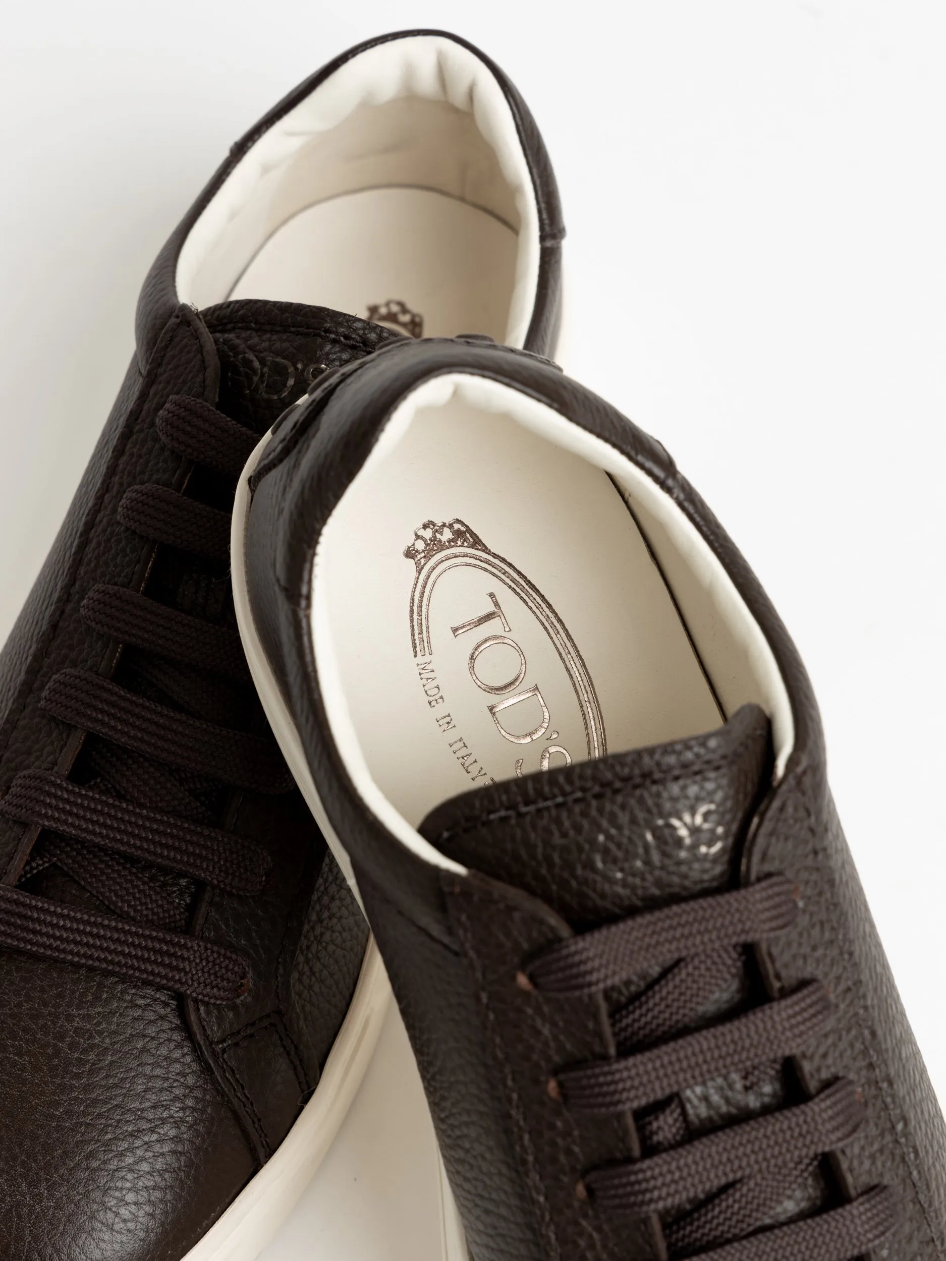 Brown Leather Sneakers