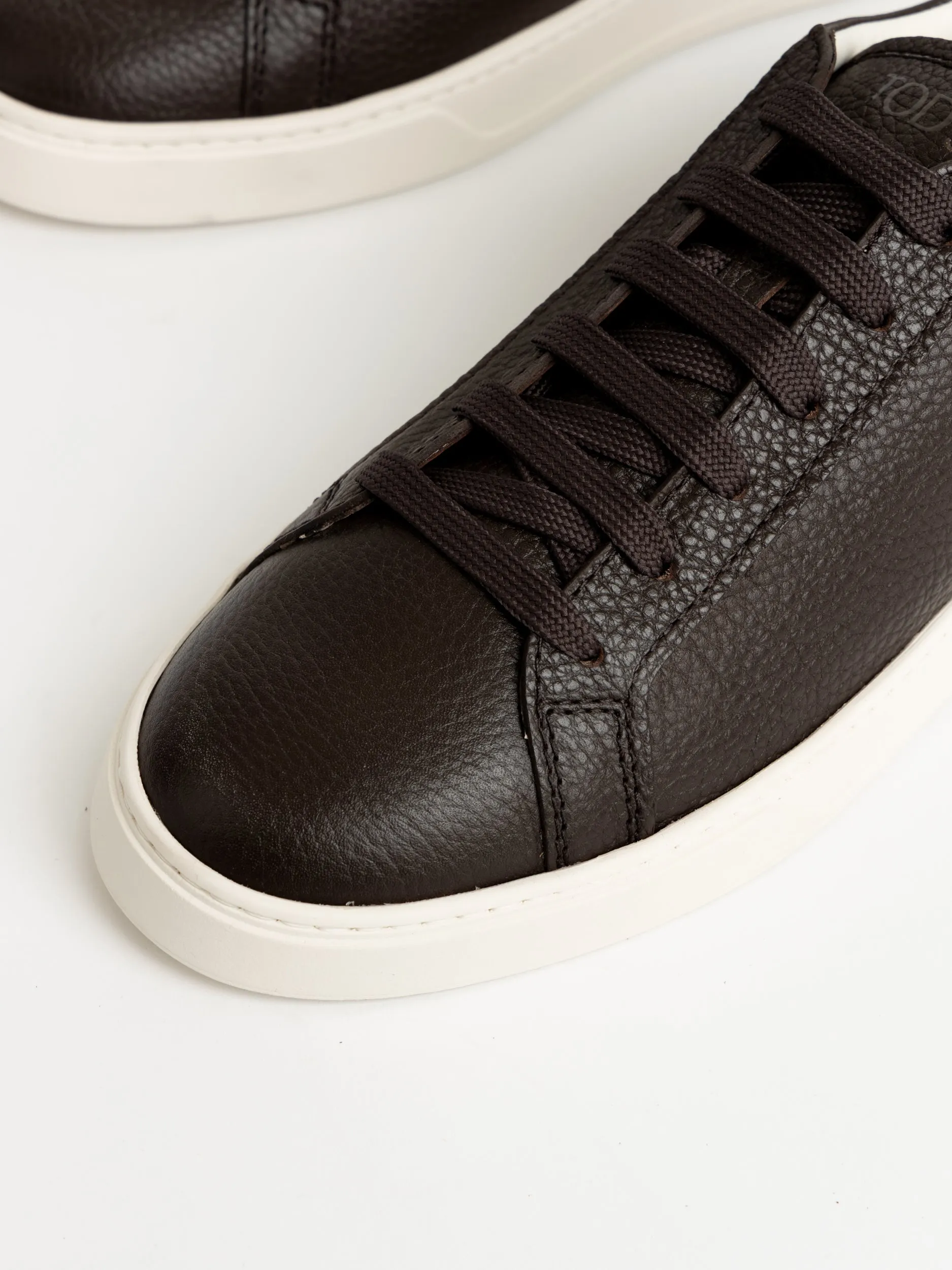Brown Leather Sneakers