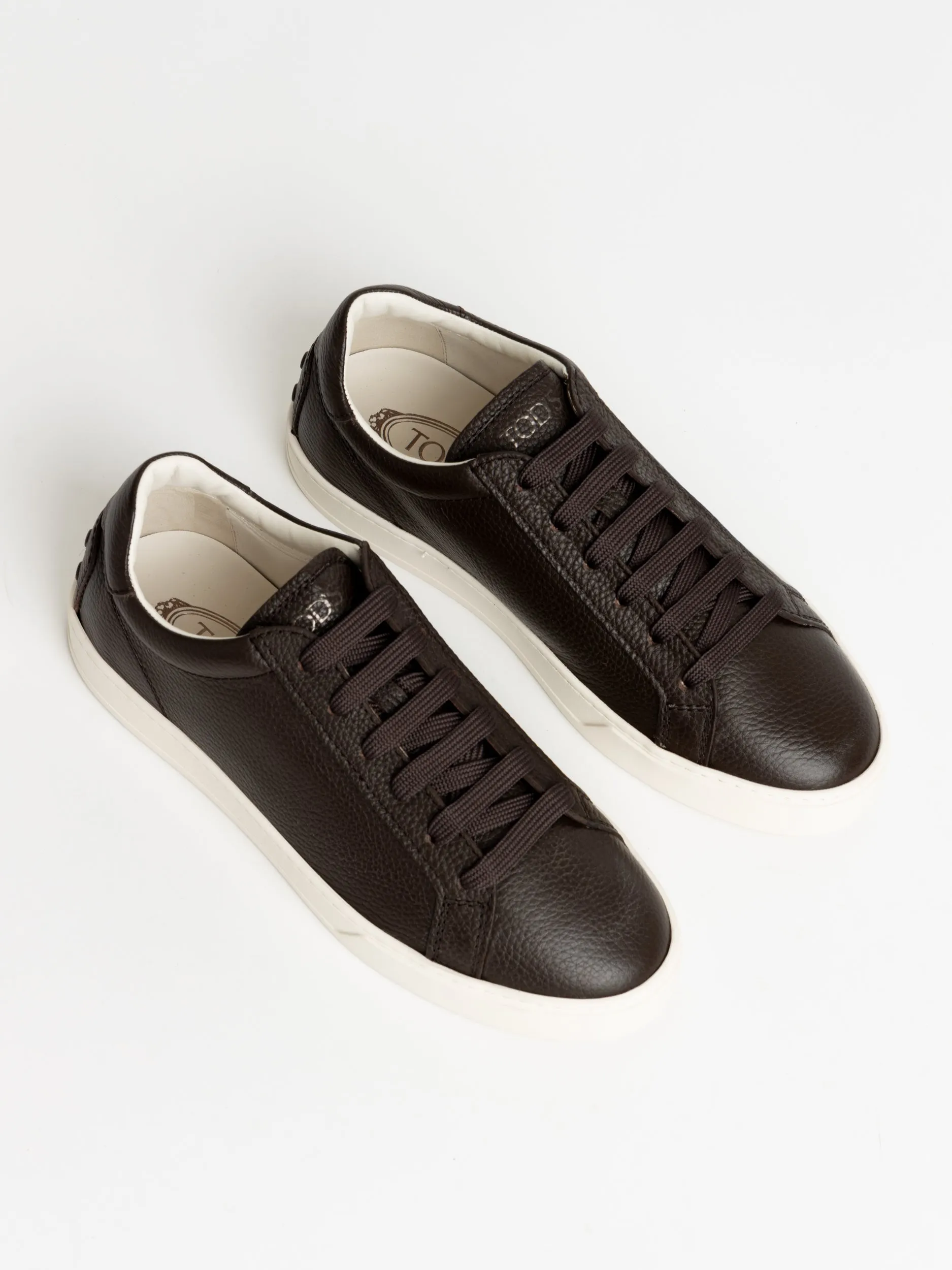 Brown Leather Sneakers