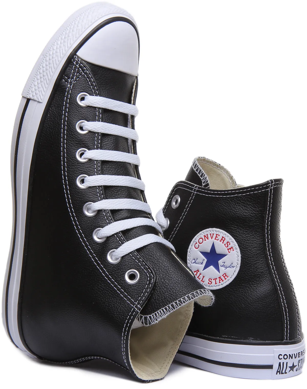 Converse All Star 132170 In Black Leather