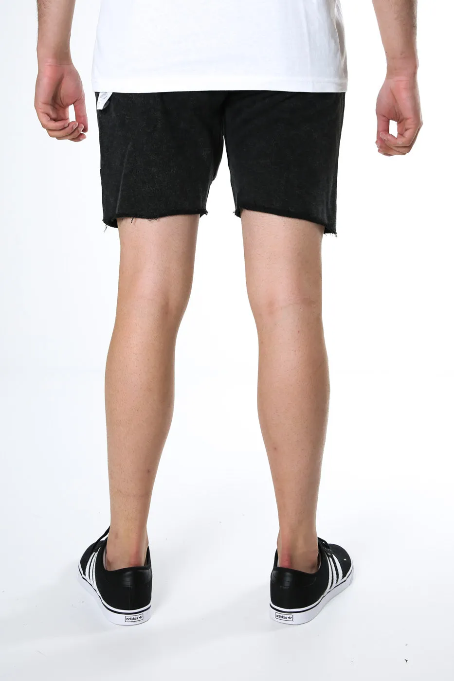 Core Fleece Short Washed Black