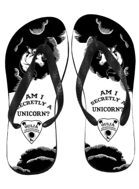 Darkside - UNICORN OUIJA BOARD - Flip Flops