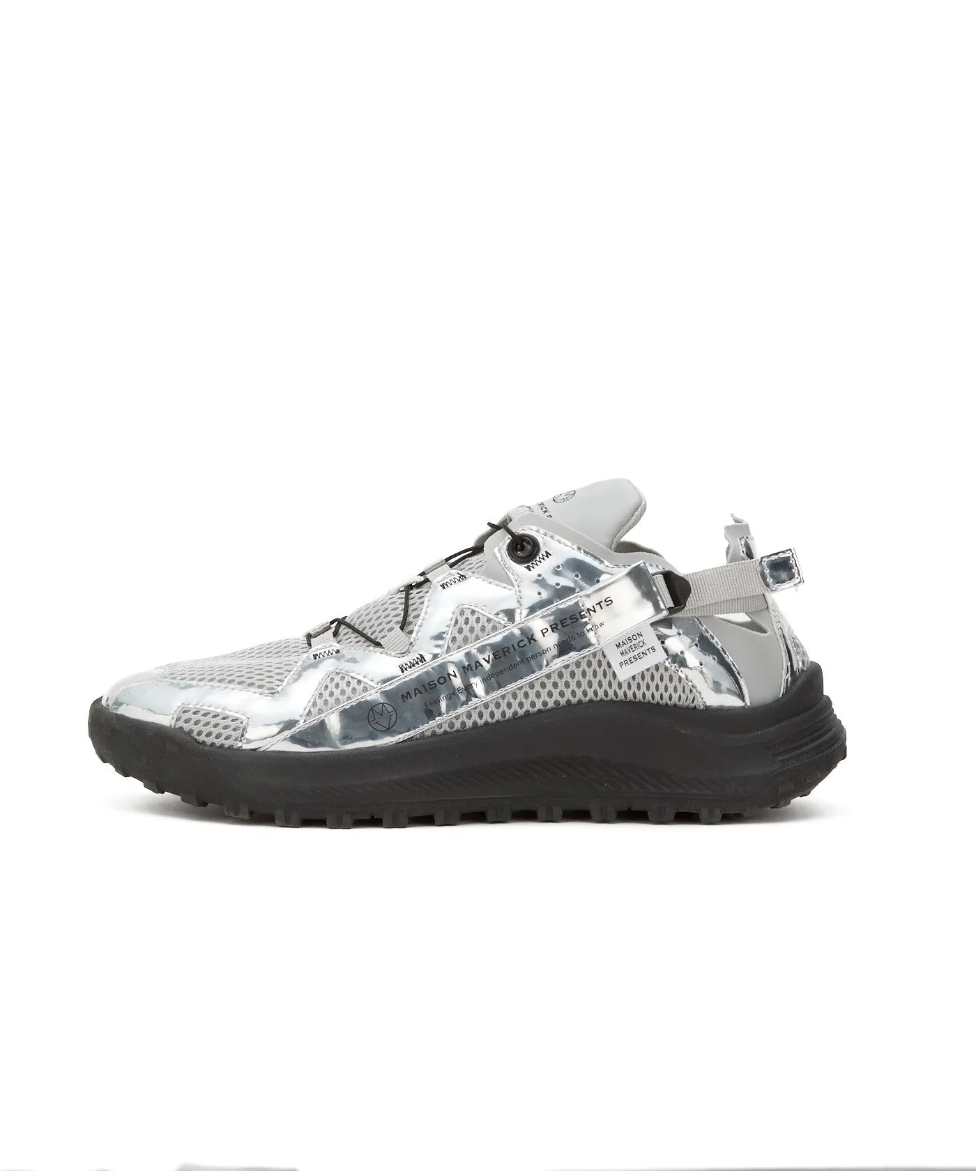 Easy Strap Track Sneakers - Silver