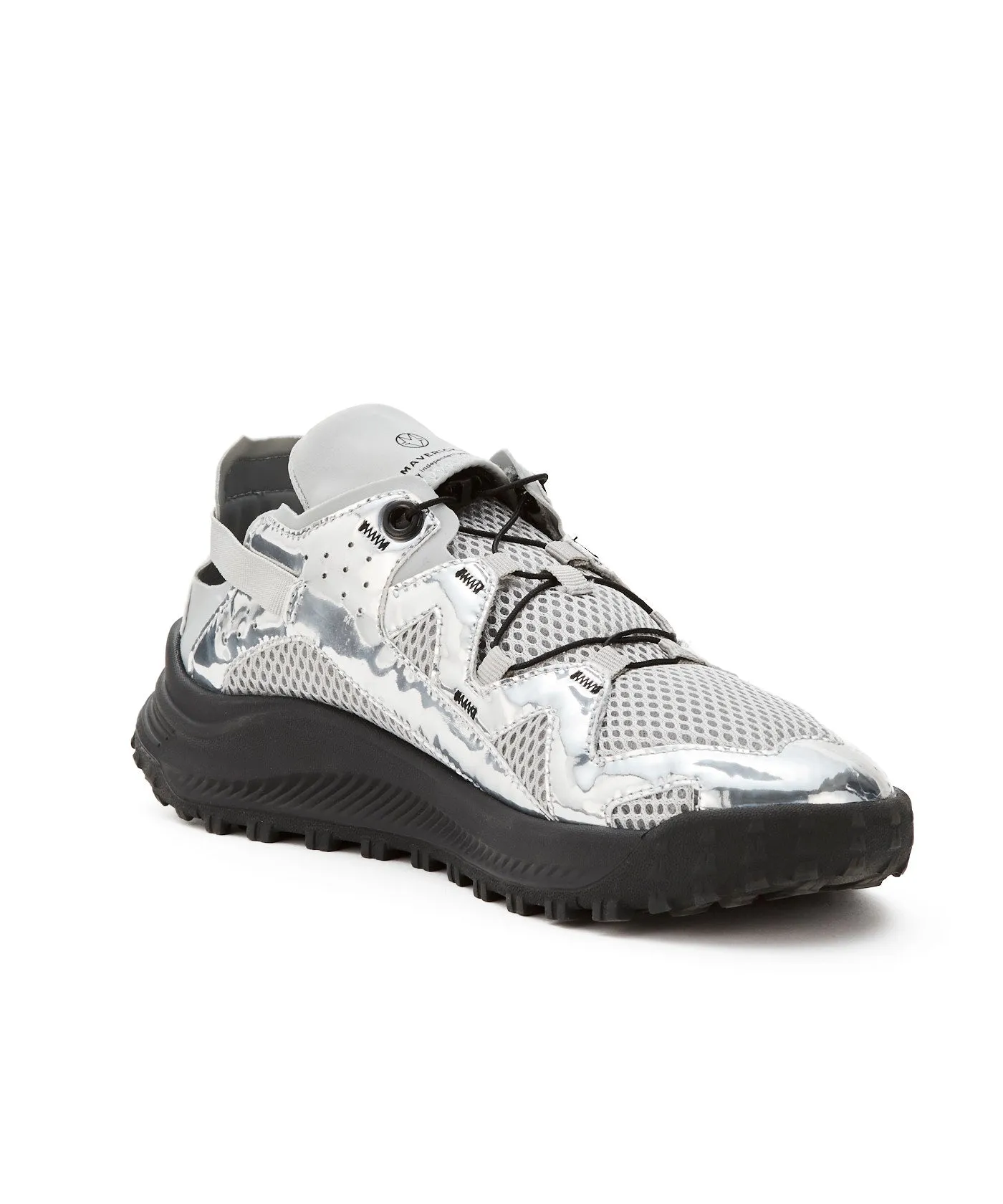 Easy Strap Track Sneakers - Silver
