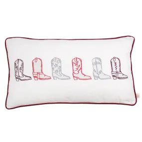 Howdy Girl Embroidered Pillow