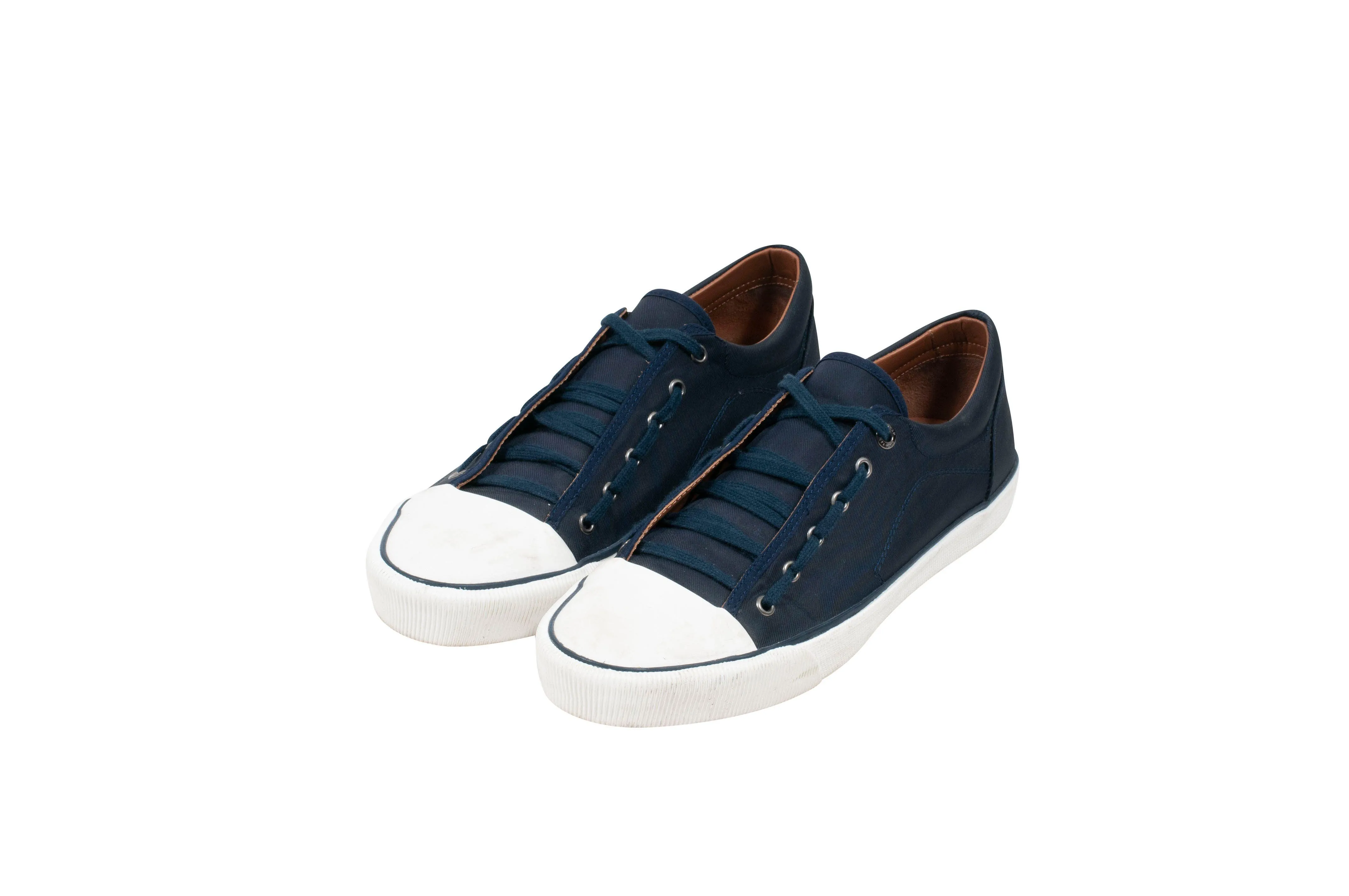 Low Top Sneakers (Navy/White)