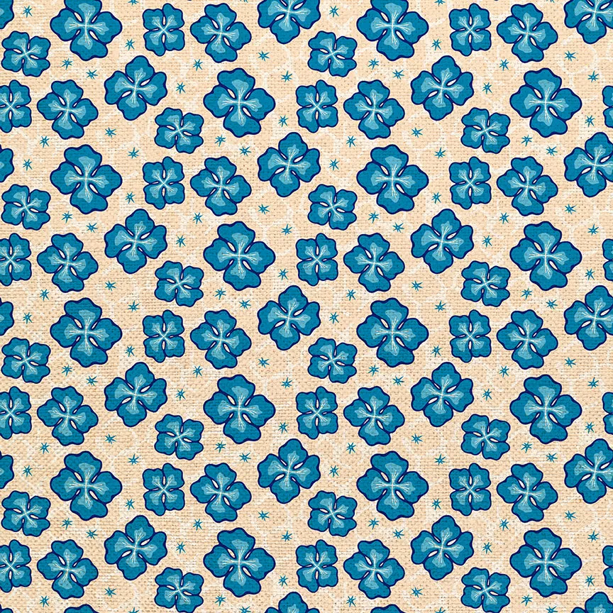 Luau Florals - Blue