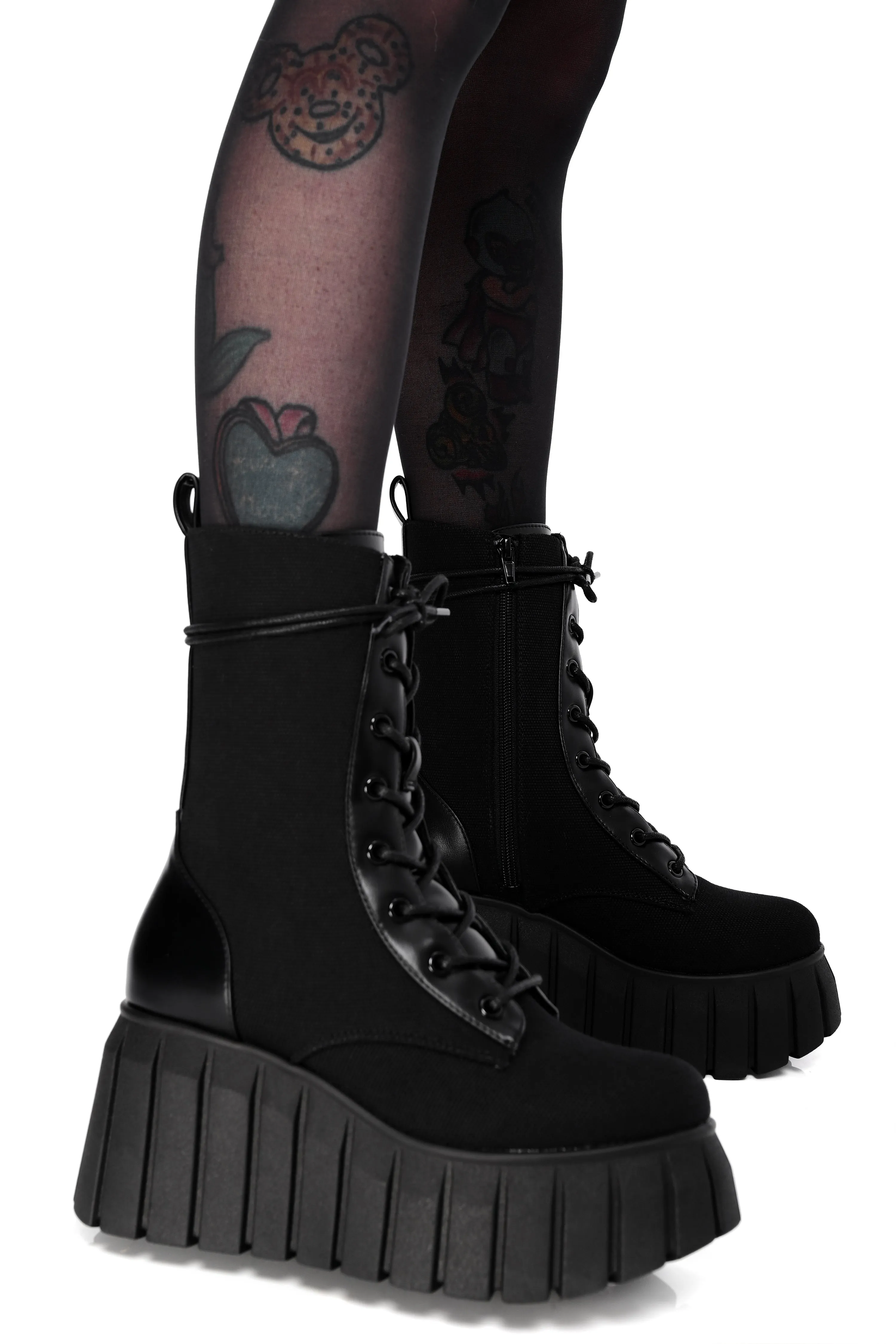 Max Platform Boots - Canvas