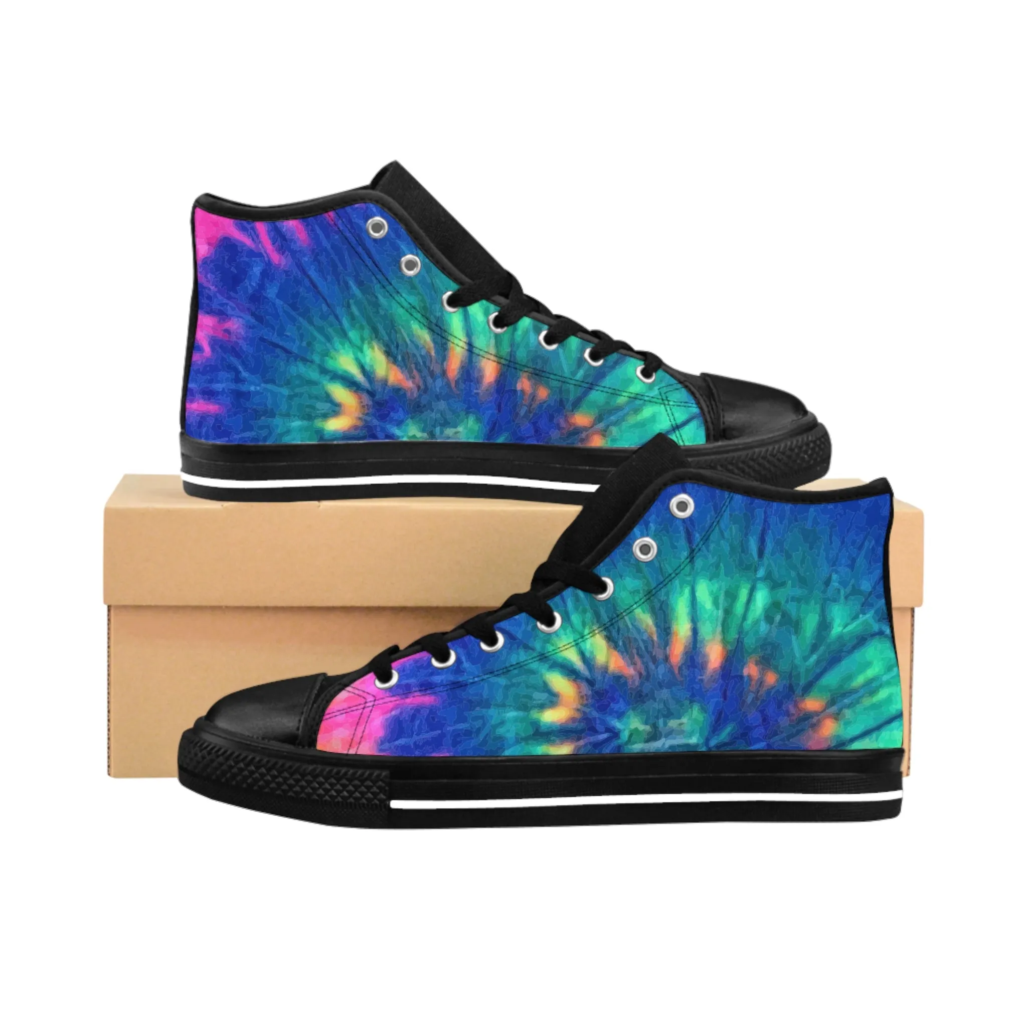 Men's Classic Sneakers - Tye Dye