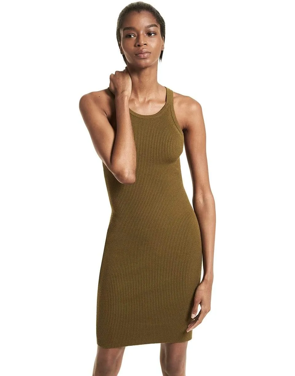 Racerback Ribbed Tank Dress