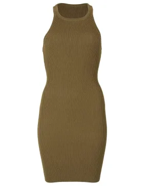 Racerback Ribbed Tank Dress