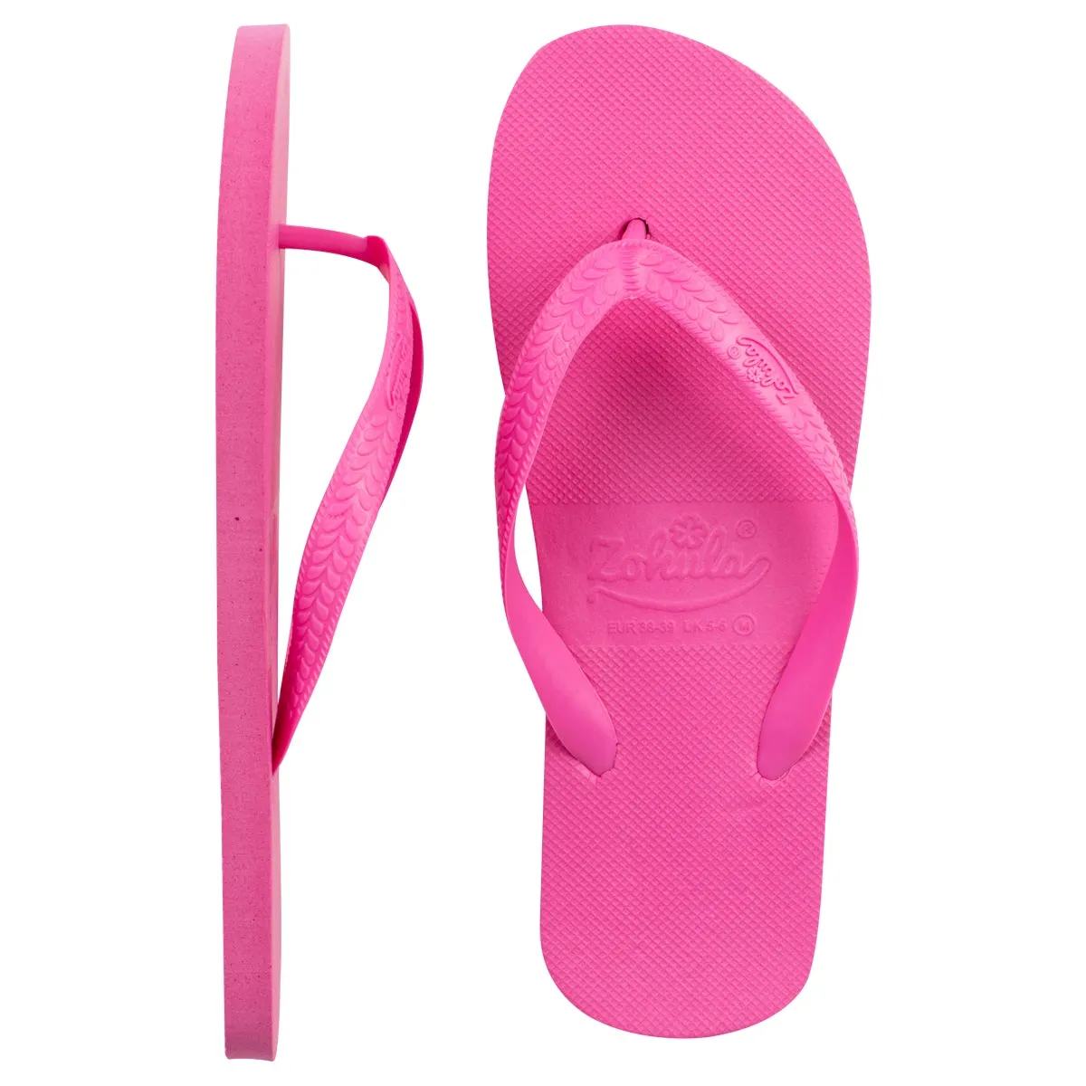 Zohula Originals Hot Pink Flip Flops - Bulk Buy - 10-100 Pairs